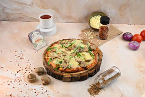 8" Cheese Mushroom Cap Pizza