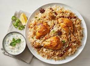 Chicken Hydrabadi Biryani (With Raita)