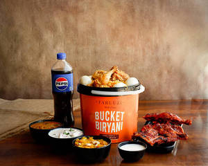 Chicken Bucket Biryani Combo 5 To 6