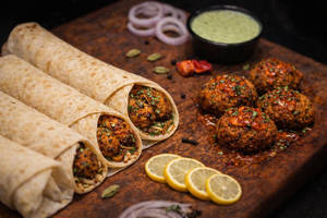 Veg Kebab Roomali Roll