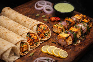 Paneer Tikka Roomali Roll