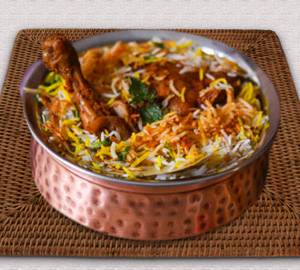 Hyderabadi Chicken Leg Dum Biryani