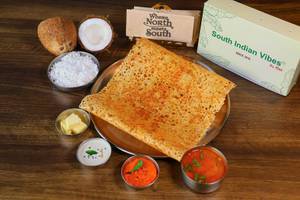 Coconut Butter Rava Plain Dosa