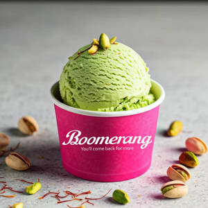 Kesar Pista Ice Cream