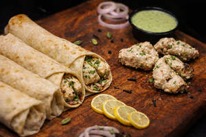 Afghani Chicken Roomali Roll