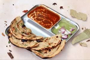 Dal maakhani+laccha paratha [2] 