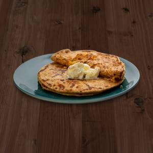2 Aloo Paratha With Curd