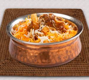Mutton Biryani [half] With Mutton Fry [2 Pieces]