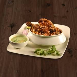 Chicken Dum Biryani With Gravy Chicken