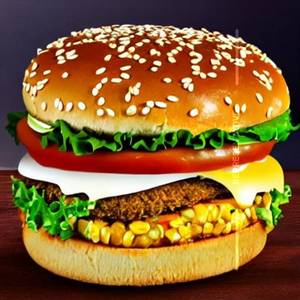 Corn Patty Burger