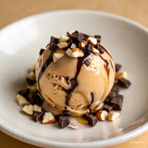 Caramel Almond Crunch Ice Cream