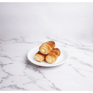 Italian Cannoncini with custard cream (Set of 3)