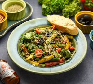 Sauteed Veggies with Chicken Medley