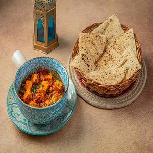 (new And Improved!) Paneer Shakshuka Gravy With Pita Bread