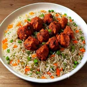 Chicken Kabab Fried Rice