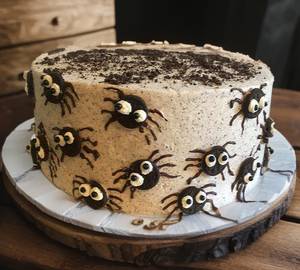 Halloween Spider Oreo Chocolate Cake