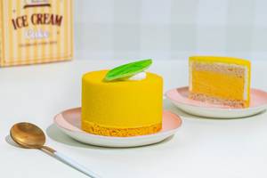 Mango Ice Cream Pastry