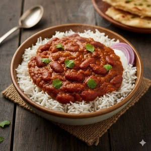Rajma Raseela  With Choice Of Rice