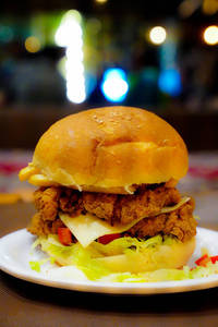 Fried Fish Burger