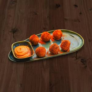 Cheese Balls In Paprika