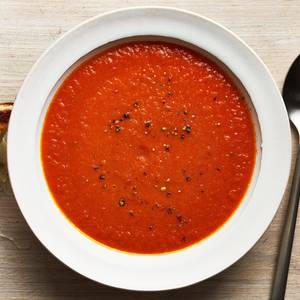 Clear tomato soup