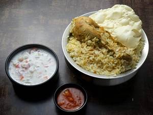 Chicken Biriyani Half