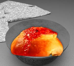 Bun With Strawberry Filling