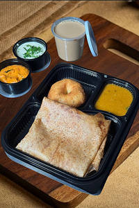 PLAIN DOSA + MEDHU VADA +coffee