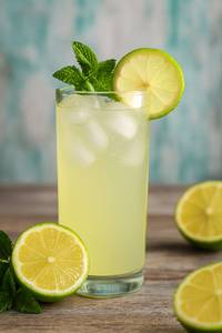 Fresh Lemon Mint Juice