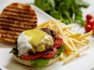 Chickpea & Beet Burger