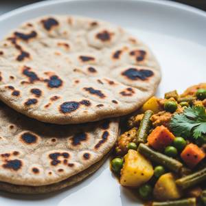 Chapathi with curry