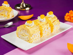Royal Mango Swiss Roll