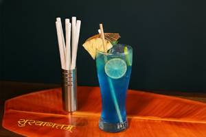 Blue Lagoon Mocktail