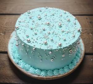 Blue Colour Full Oreo Chocolate Cake