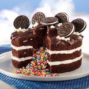 Oreo chocolate bowl cake