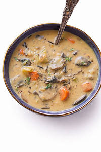 Cream Of Wild Black Rice Soup