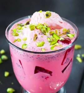 Rose gulkand rabdi falooda