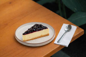 Blueberry Cheese Cake Slice