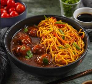Manchurian With Noodles