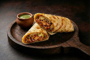C K Egg Chicken Schezwan Roll