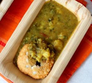 Kachori Aloo Sabji Chutney
