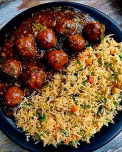 Manchurian With Fried Rice