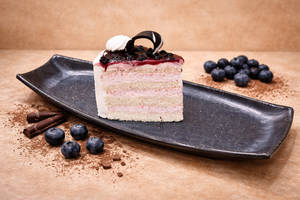 Blueberry Eggless Pastry