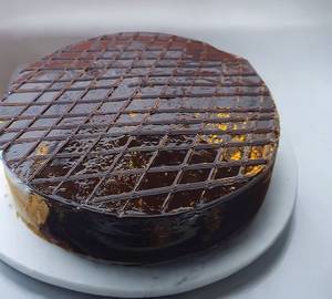Dark Chocolate Truffle Cake
