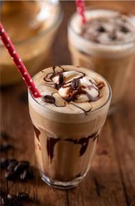 Cold Coffee With Ice Cream.