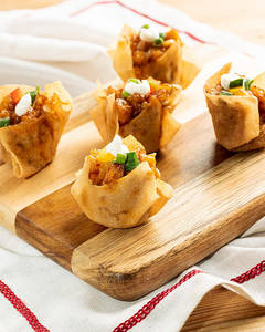 Wonton Cups Veg