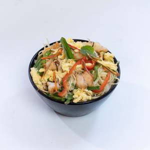 Chilli Basil Noodles Prawns