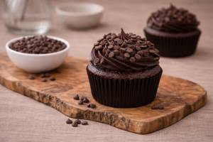 Choco Chip Delight Cup Cake [2 pc]