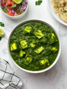 Jain Palak Paneer