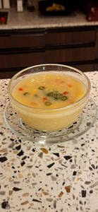 Sweet Corn Soup With Vegetables